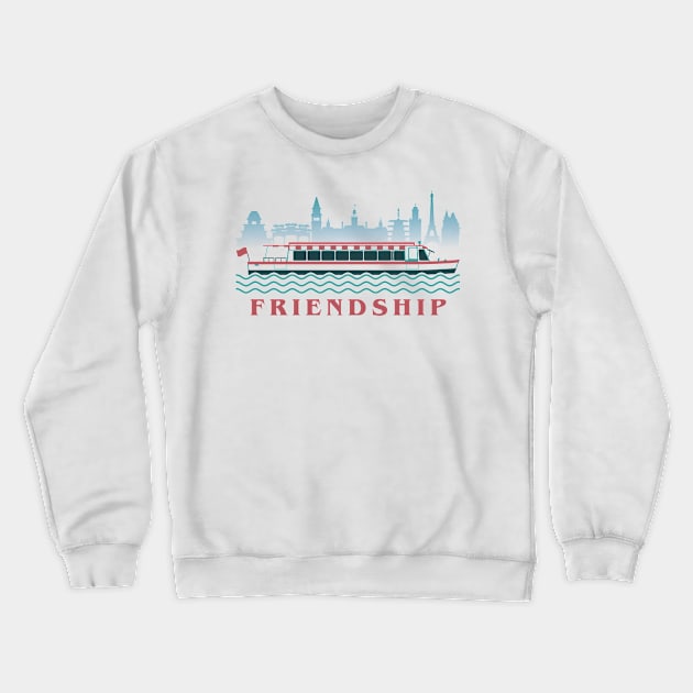 Friendship Crewneck Sweatshirt by GoAwayGreen